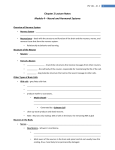 Chapter 2 Lecture Notes Module 4 – Neural and Hormonal Systems