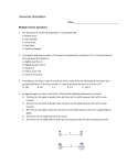 Universal Gravitation Name Multiple Choice Questions The
