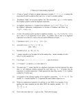 27 Algebra Basics - FacStaff Home Page for CBU