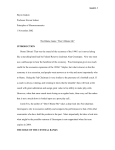 Short paper for Bryon Gaskin ECON201