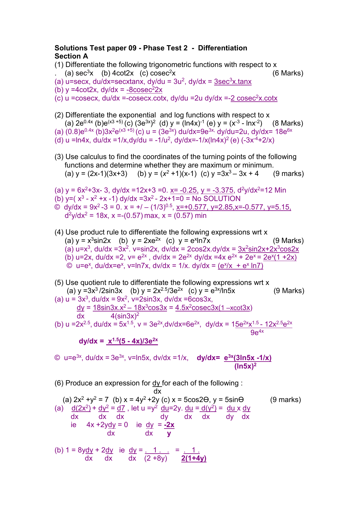 Partial Differentiation Diffe