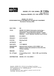 5 Requirements - ISO/IEC JTC 1/SC 25/WG 1 Home Page