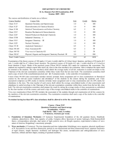 Course : Chem 312F