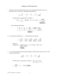Solutions to TVM Practice Set I