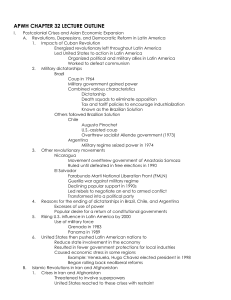 Ch. 32 Lecture Outline Bulliet Ch. 32 Lecture Outline