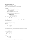 Notes 8-2 Comparing Two Proportions