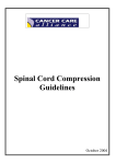 SPINAL CORD COMPRESSION GUIDELINES