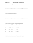 Problem Set # 2 Factors That Change The Reaction Rate