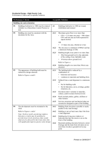 Residential Design – High Density Code (Word