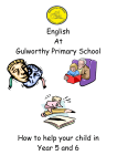 Year 5 and 6 English - Gulworthy Primary School