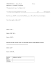 Excel Unit C Review Sheet