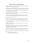 3 – More Electric Fields Questions