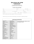 Client Intake Form - Healing Body Therapeutics