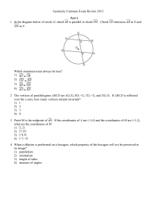 Geometry Common Exam Review 2013