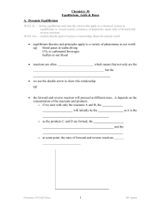 Chemistry 30 - SharpSchool