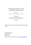 Endogenous Liquidity Constraints, Financial Deepening and