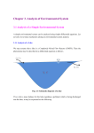 Chapter 3. Analysis of Environmental System 3.1 Analysis of a