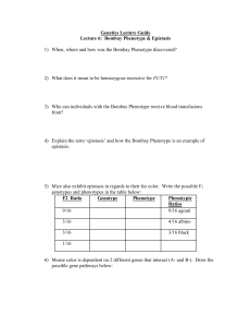 Genetics Lecture Guide