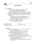 Vectors Problem Set 1