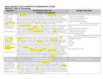 sasa [subject area summative assessments] guide