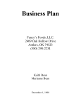 Business Plan - Washington Retail Association