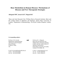 One of RA associated complications is osteoporosis