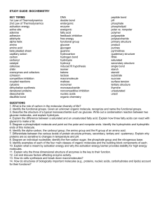 biochem study guide