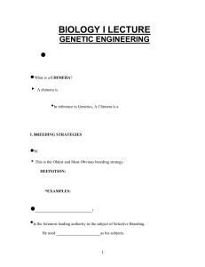 BIOGeneticEngineeringOutline - Cole Camp R-1