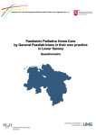 Paediatric palliative home care in areas with low population density