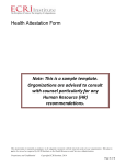 Health Attestation Form Health Attestation Form Clinician name: _