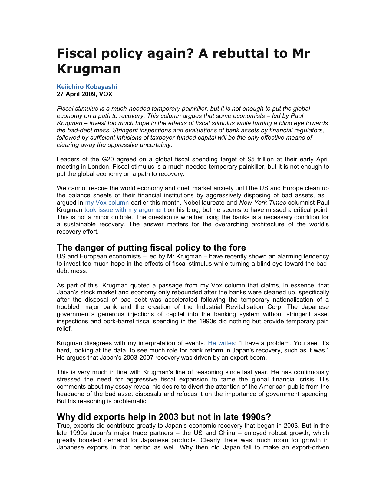 Essay On Terrorism In English How To Write An Essay For High School also How To Write A Good Essay For High School Keiichiro Kobayashi April Vox Federalism Essay Paper