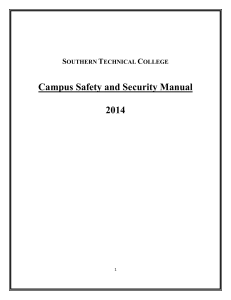 Campus Personal Safety and Security