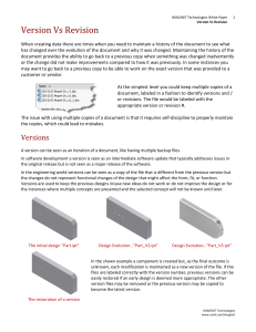 Version vs Revision - IMAGINiT | Autodesk | AutoCAD | Design