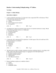 1-1 Test Bank Huether: Understanding Pathophysiology, 4th Edition