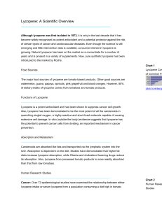 Lycopene: A Scientific Overview Although lycopene was first