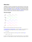 Distortion A distortion is the alteration of the original shape (or other