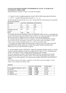 National income accounting: