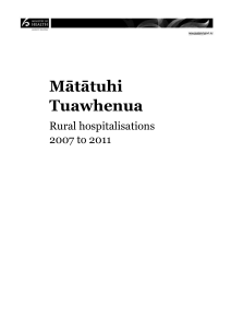Rural Hospitalisations 2007 to 2011