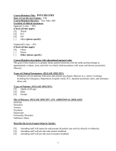 Course/Rotation Title - Berkshire Health Systems