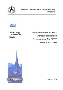 2. Methods and Data Analysis - National Genetics Reference