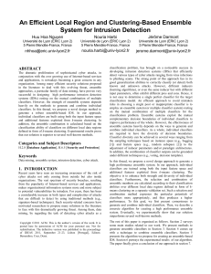 3. generation of cluster features and individual classifiers