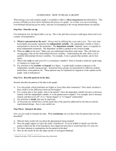 guidelines: how to read a graph