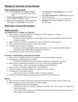 Semester 2 Exam review - Bio 10