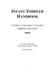 Infant Toddler Handbook 2011-2012