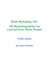 151 Marketing Ideas I`ve Learned from Other People