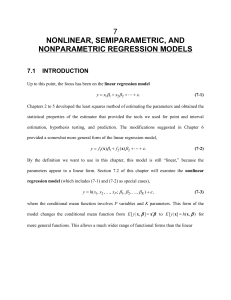 nonparametric regression models[1]