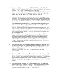 7-2 (Key Question) Suppose an economy`s real GDP is $30,000 in