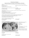 Take Home Test #11 (16 Questions) Complete the following on your