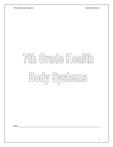 Body Systems Packet