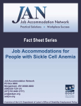 Job Accommodations for People with Sickle Cell Anemia